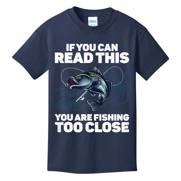 Funny Fishing Design For Fishes Fishing Lover Kids T-Shirt