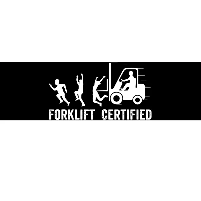 Funny Forklift Driver Operator Forklift Certified Forklift Bumper Sticker