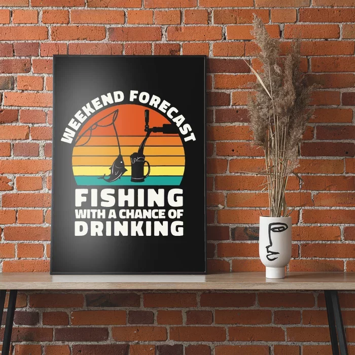 Funny Fishing Dad Reel Cool Fish Bass Fishing Poster