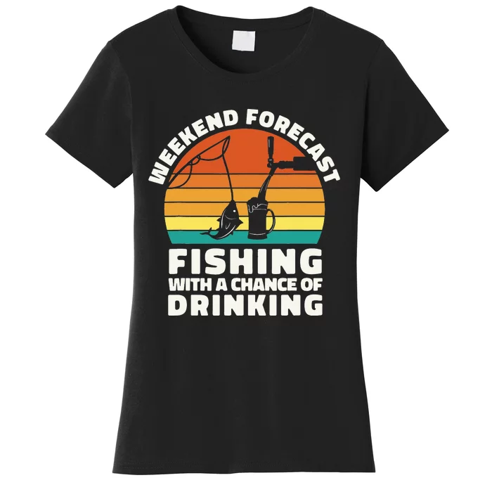 Funny Fishing Dad Reel Cool Fish Bass Fishing Women's T-Shirt