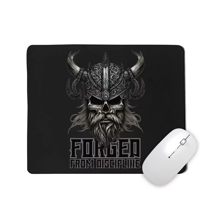 FORGED From Discipline Viking Skull Warrior Graphic Mousepad