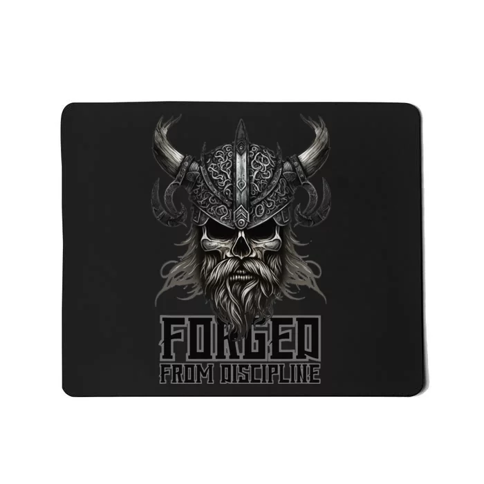 FORGED From Discipline Viking Skull Warrior Graphic Mousepad