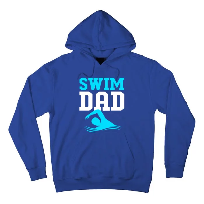 Funny Fathers Day Swimming Swim Dad Gift Tall Hoodie