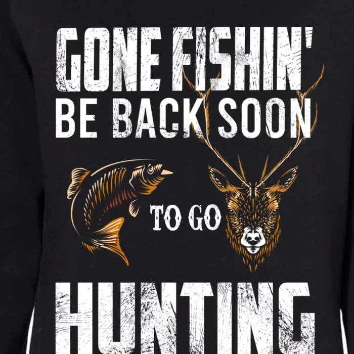 Funny Fish Deer Hunter Gag Gift Womens California Wash Sweatshirt