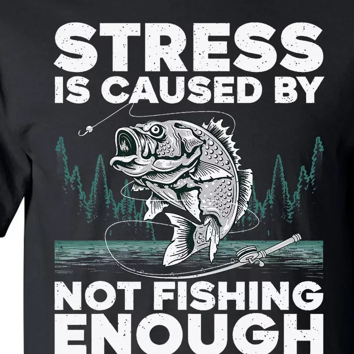 Funny Fishing Design For  Bass Fly Fishing Lovers Tall T-Shirt