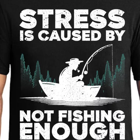 Funny Fishing Design For Wo Bass Fly Fishing Lovers Pajama Set