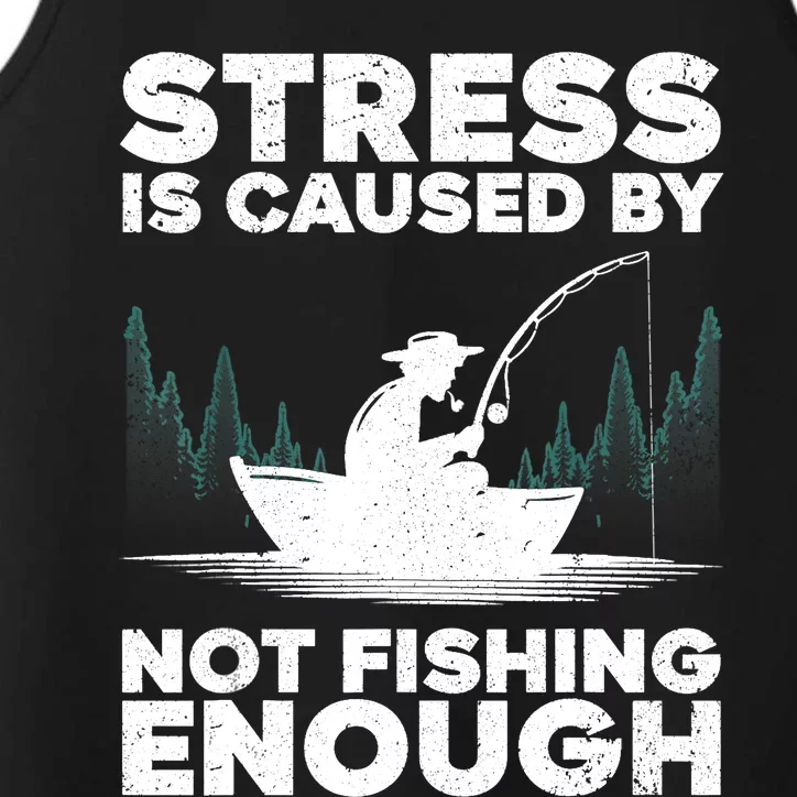 Funny Fishing Design For Wo Bass Fly Fishing Lovers Performance Tank