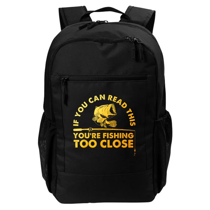 Funny Fishing Design For Bass Fishing Lover Daily Commute Backpack