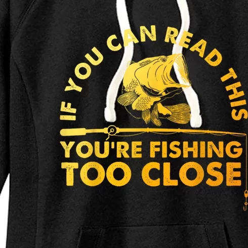 Funny Fishing Design For Bass Fishing Lover Women's Fleece Hoodie