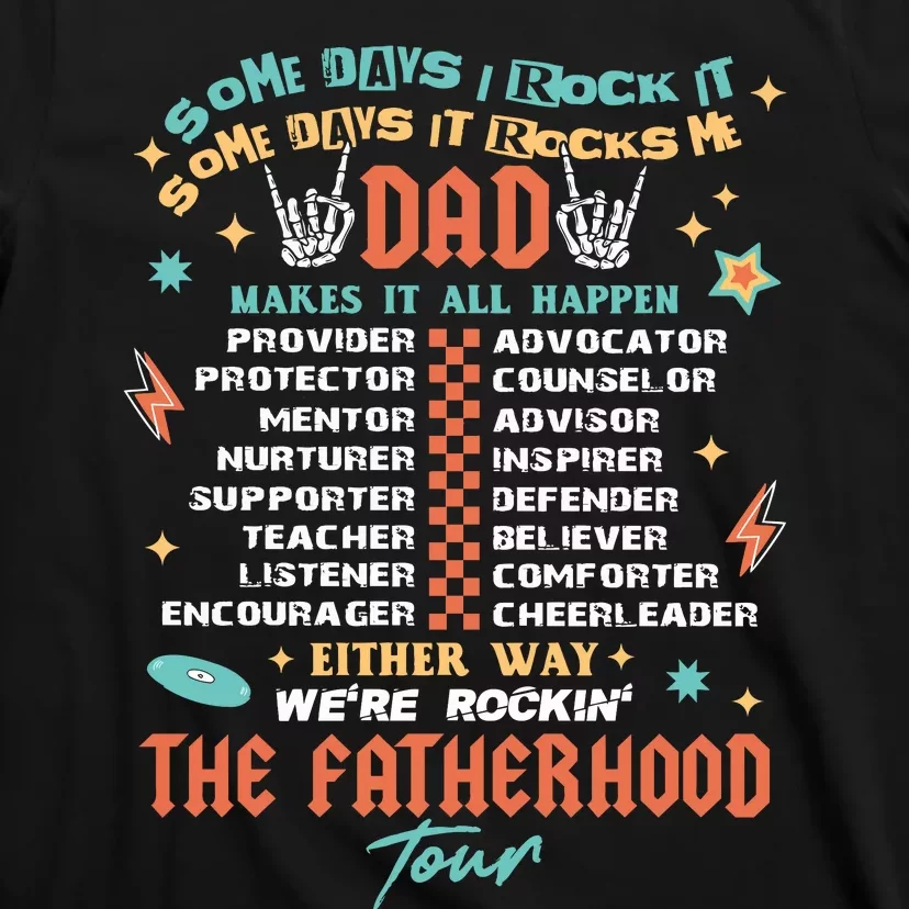 Fatherhood Fathers Day Best Dad Ever T-Shirt