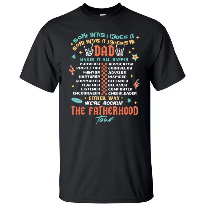 Fatherhood Fathers Day Best Dad Ever Tall T-Shirt