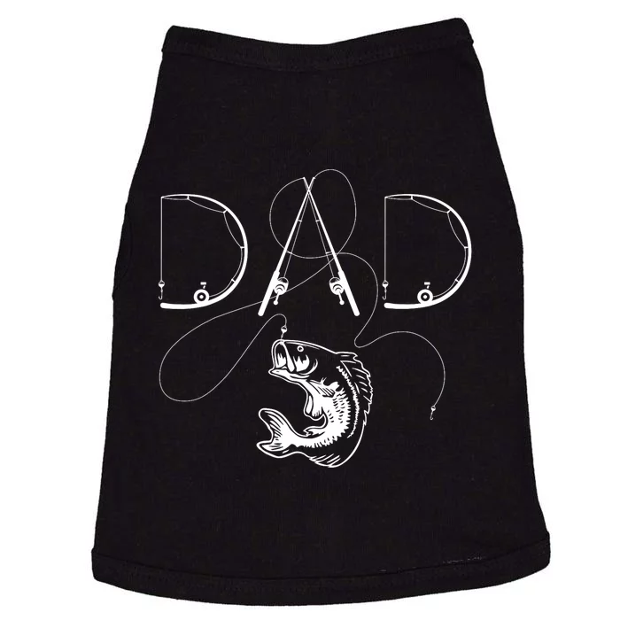 Funny Fisherman Dad Fishing Enthusiast Fish Lover Daddy Father Gift Doggie Tank