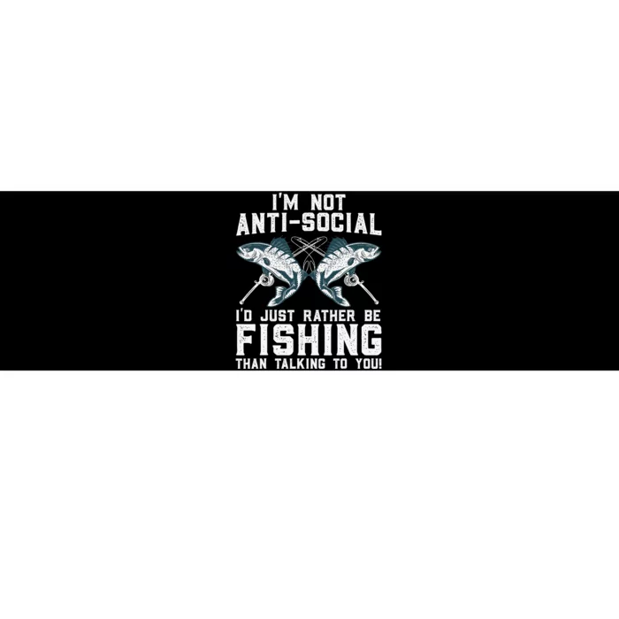 Funny Fishing Design For Wo Fisherman Fishing Lover Bumper Sticker