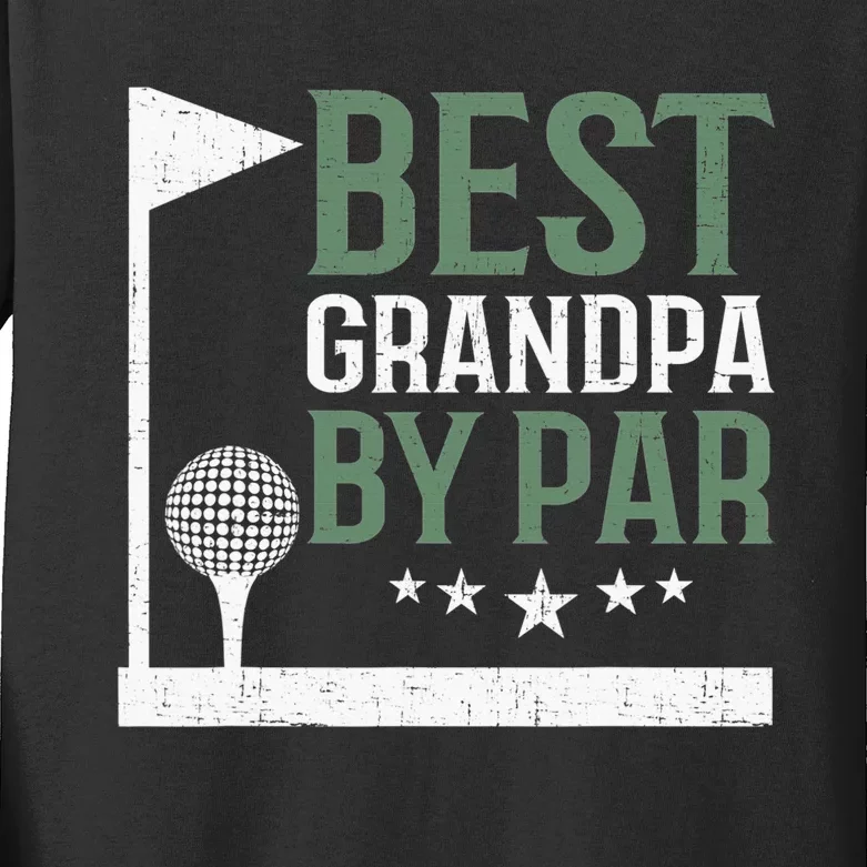 Funny Father's Day Gift for Golf Lovers Kids Long Sleeve Shirt