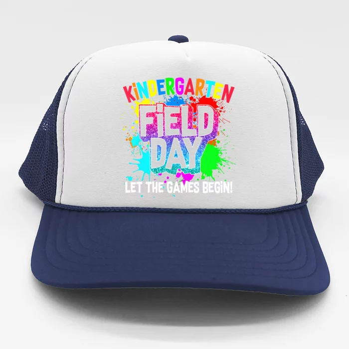 Funny Field Day Kindergarten Last Day Of School Trucker Hat