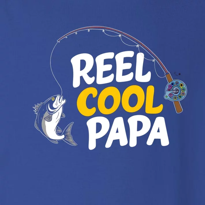 Funny FatherS Day Fish Reel Cool Fisher Papa Fishing Dad Funny Gift Toddler Long Sleeve Shirt