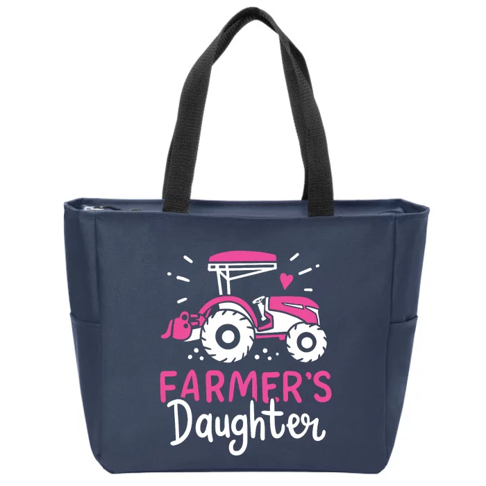 Farming Farmers Daughter Zip Tote Bag