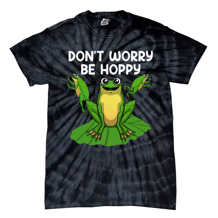 Funky Frog Design Unique Artwork for Frog Enthusiasts Tie-Dye T-Shirt