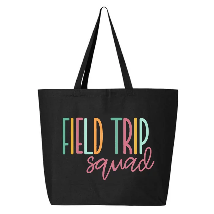 Field Fun Day Squad School Trip Vibes Teachers 25L Jumbo Tote