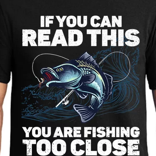 Funny Fishing Design For Men Women Fishes Fishing Lover Pajama Set