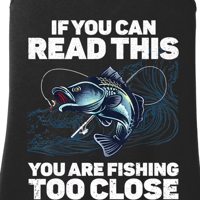 Funny Fishing Design For Men Women Fishes Fishing Lover Ladies Essential Tank