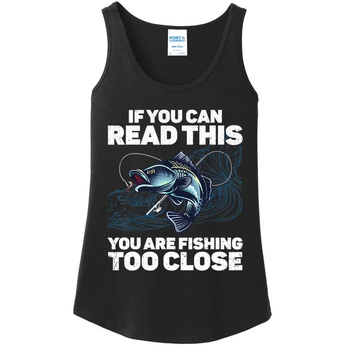 Funny Fishing Design For Men Women Fishes Fishing Lover Ladies Essential Tank