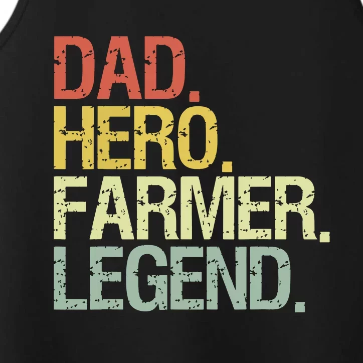 Funny Farmer Dad Performance Tank