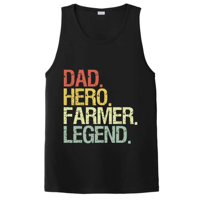 Funny Farmer Dad Performance Tank