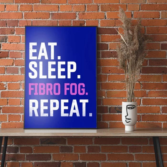 Fibro Fog Day Lupus Awareness Fibromyalgia Eat Sleep Fibro Gift Poster