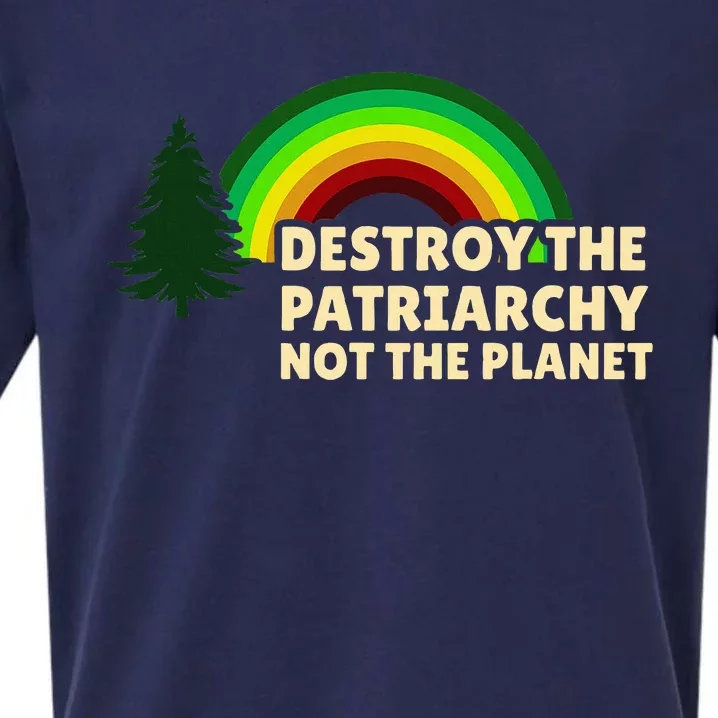 Feminism Feminist Destroy The Patriarchy Not The Planet Sueded Cloud Jersey T-Shirt