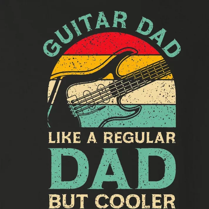 Funny Fathers Day Guitar Dad For Guitarist Music Lover Dad Toddler Long Sleeve Shirt