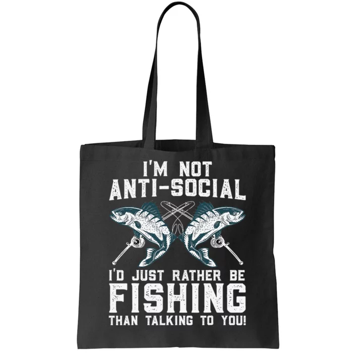 Funny Fishing Design For  Fisherman Fishing Lover Tote Bag