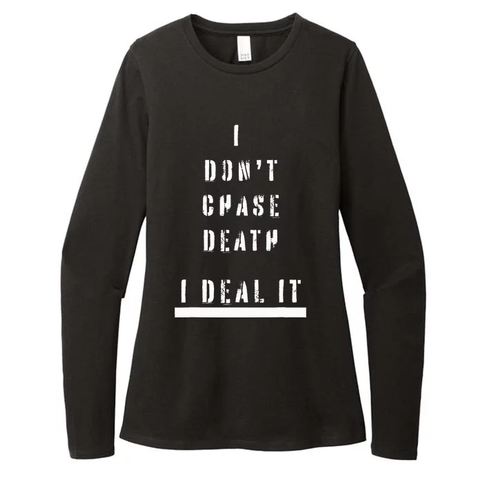 Fearless Fashion Deathly Humor Wear Bold Expression Womens CVC Long Sleeve Shirt