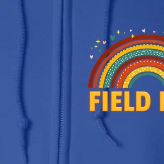 Field Fun Day School Trip Vibes Teachers Cute Gift Full Zip Hoodie