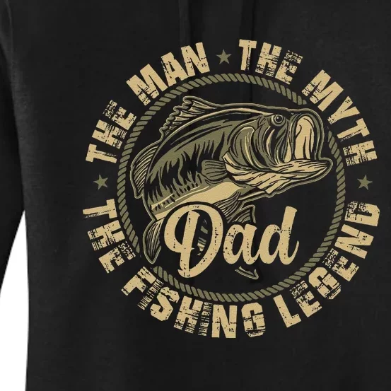 Fishing For Dad Father Day Fishing Gift For Fisherman Women's Pullover Hoodie