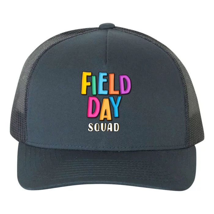 Field Fun Day Squad School Trip Vibes Teachers Gift Yupoong Adult 5-Panel Trucker Hat