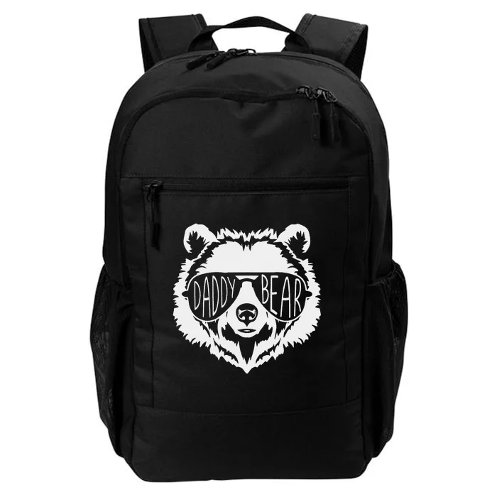 Funny Father's Day Daddy Bear Face With Sunglasses Daily Commute Backpack