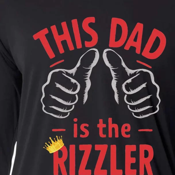 Funny Fathers Day W Rizz Rizzler The Rizz God This Guy Cooling Performance Long Sleeve Crew