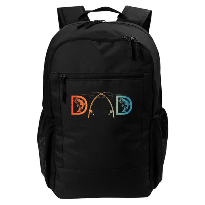 Funny Fishing Dad Art For Dad Fathers Day Fishing Lover Daily Commute Backpack