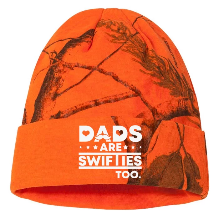 Funny Father's Day Dads Are Swifties Too Kati - 12in Camo Beanie