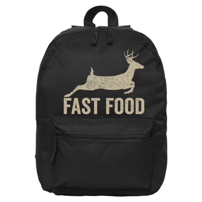 Fast Food Deer Hunter Hunting 16 in Basic Backpack