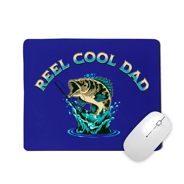 Funny Fathers Day Daddy Dad Joke Pun Reel Cool Dad Gift Mousepad