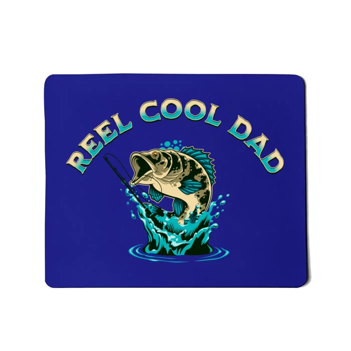 Funny Fathers Day Daddy Dad Joke Pun Reel Cool Dad Gift Mousepad