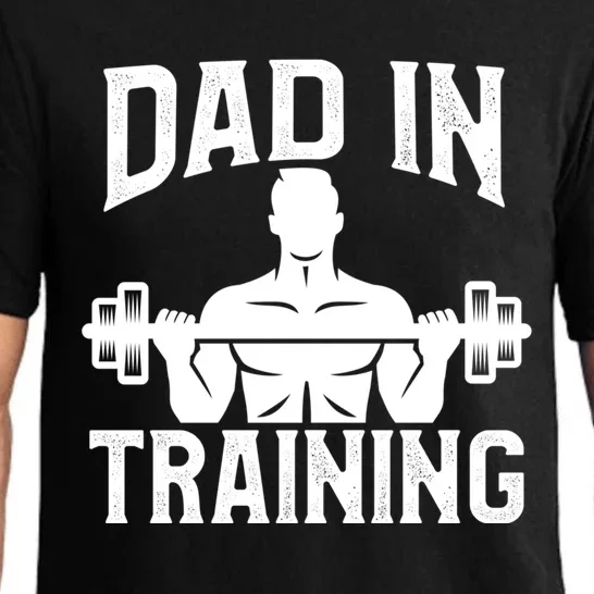 First Fathers Day Dad In Training Funny Workout Gym Gift Pajama Set