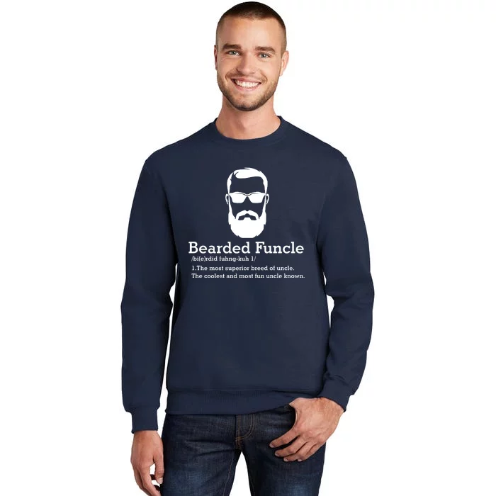 Funny Funcle Definition, Bearded Funcle Tee , Funcle , Beard Lover , Fun Uncle Sweatshirt