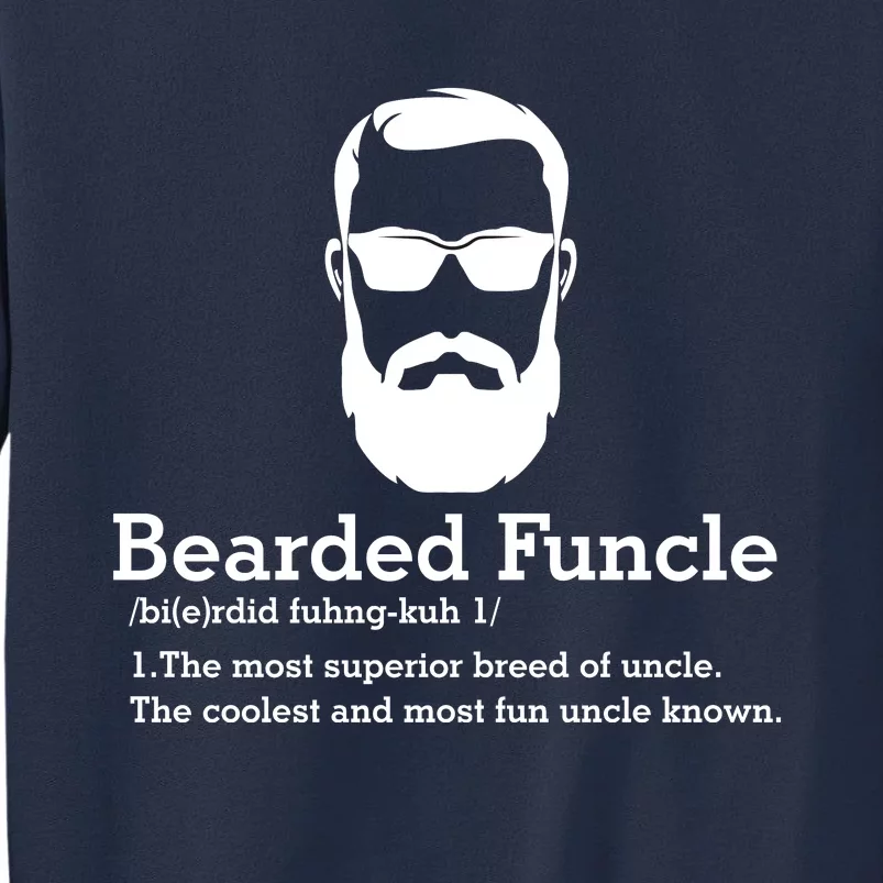 Funny Funcle Definition, Bearded Funcle Tee , Funcle , Beard Lover , Fun Uncle Sweatshirt