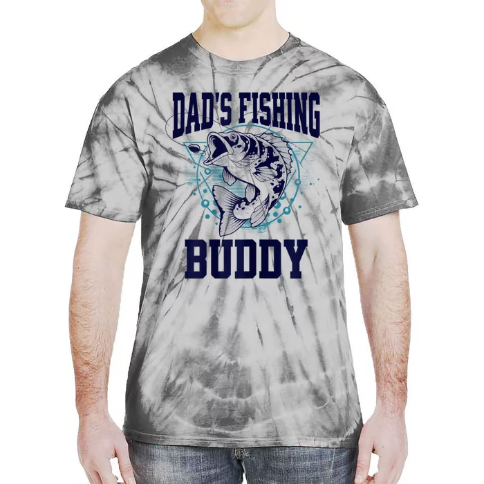 Funny Fishing DadS Fishing Buddy Outdoors Tie-Dye T-Shirt