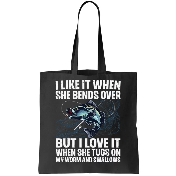 Funny Fishing Design For Fishing Fish Fisherman Gift Tote Bag