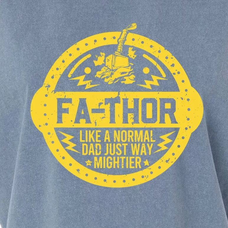 Fa-Thor - fathers day fathers day gift dad father Garment-Dyed Women's Muscle Tee