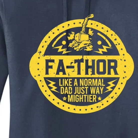 Fa-Thor - fathers day fathers day gift dad father Women's Pullover Hoodie